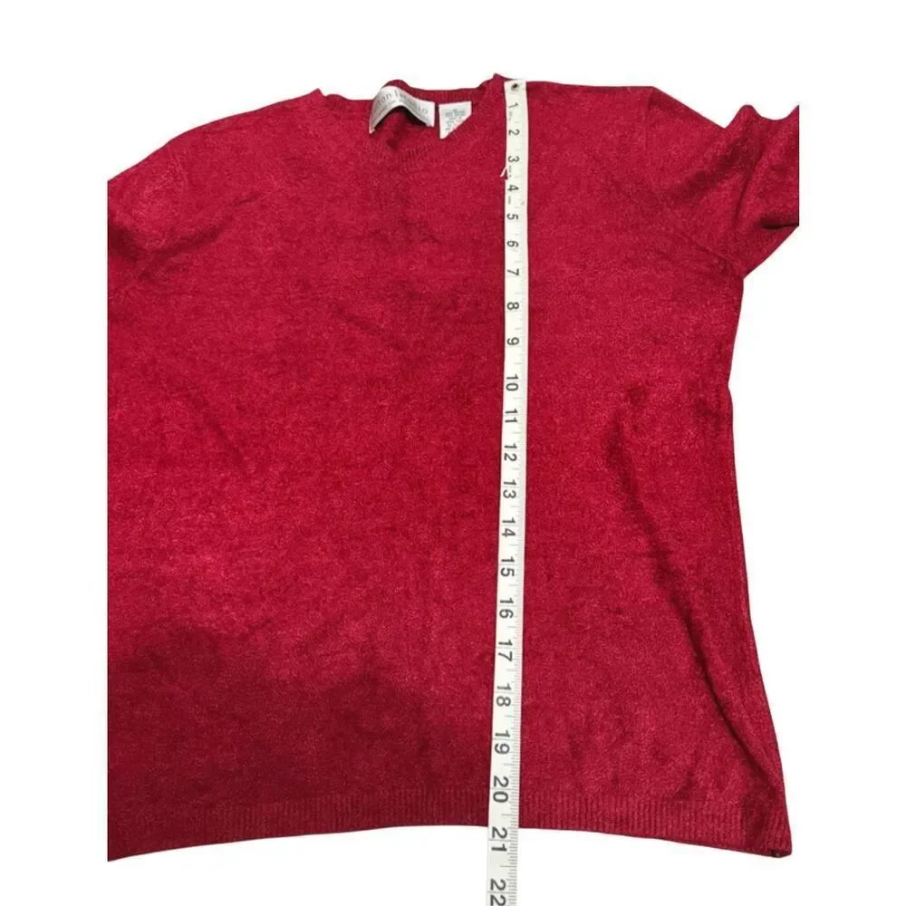 Sutton Studio burgundy top M
